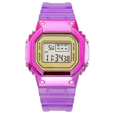 China Factory Supply Fashion Non-Specific Luxury Quartz LED Girls Gradient Electronic Digital Watch For Children for sale