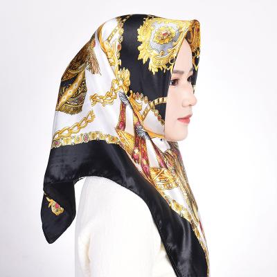 China Wholesale Square B01 Printed Muslim Women Scarves Online Luxury Supplier Scarves Designer Instant Chiffon Hijab for sale