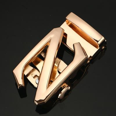 China Customizable LOGO Alloy Skin 4cm Cowhide Belt Wide Automatic Buckle Buckle Belt Buckle for sale