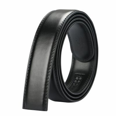 China Contracted design 2021 two-layer cowhide belt band, belt body, automatic buckle belt band for sale