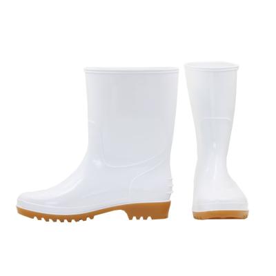 China Wholesale Industrial PVC Rain Rubber Boots Men's Cheap Fishing Waterproof PVC Anti-Smell Food Boots Wellington Industrial Boots for sale