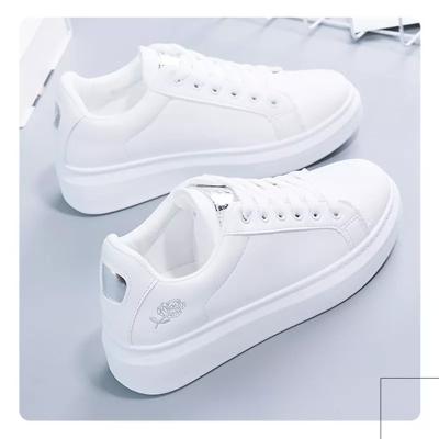 China Cushioning Wholesale New Arrival Lightweight Comfort Outdoor Walking Sport Shoes Fashion Women White Sneakers for sale