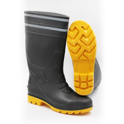 China 2022 Pairs Black Rubber Boots Factory Custom Anti-Smell Anti-Impact Safety CTC Rain Boots Special Variety Colors Pairs for sale