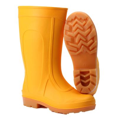 China Cushioning Wholesale Cheap Professional Work Equipment PVC Waterproof Boots Protection Good Quality Solid Color Suitable For Adults for sale