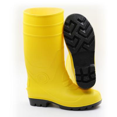 China Fashionable Medium LengthSale Work Rain Safety Waterproof Boot Sweat-absorbent Safety for sale