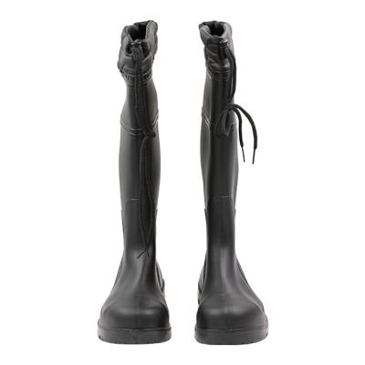 China Black Rubber Boots Custom Factory Factory Made Anti-Smell Anti Rain Safety Rain Boots Anti-Smell Fashion Boots Color Pairs for sale