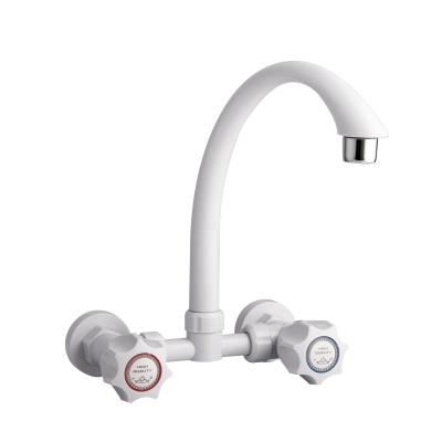 China Other two handle double hole mixer tap for cold and hot water in bathroom, washbasin for sale