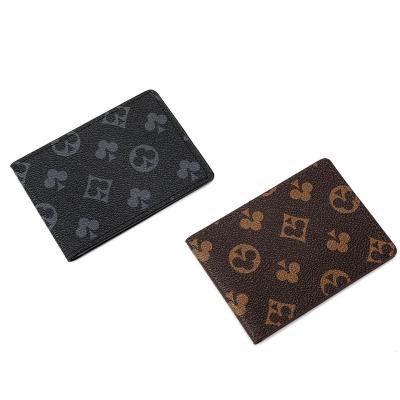 China Other New Single Flap PU Leather Print Flowers Mini Purse Card Bag For Sale for sale