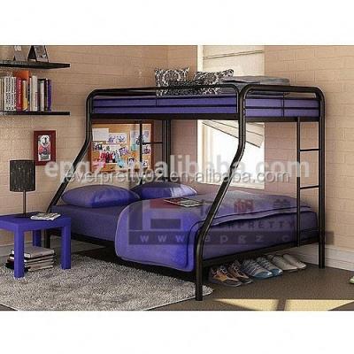 China Cheap Modern Home Furniture Extendable Military Metal Double Bunk Bed For Adults for sale