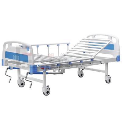 China Wholesale Multifunctional Hospital Bed Factory ABS Medical Bed Manual Hospital Ward Bed for sale