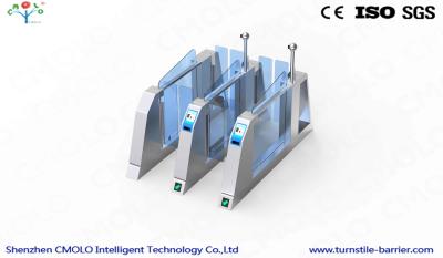 China Los sistemas asegurados de la entrada del torniquete de la puerta del bafle del control de la entrada hacen frente/el reconocimiento de la huella dactilar en venta