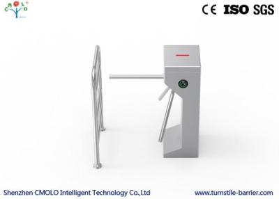 China Pedestrian Ticketing System Vertical Tripod Turnstile With Bi-Direction , Stainless Steel Materials for sale