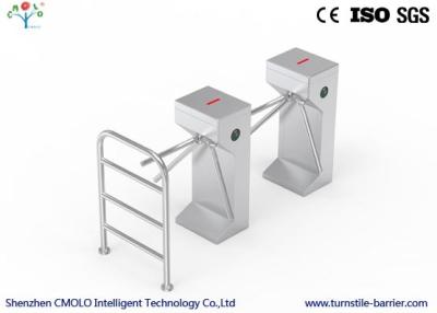 China Electronic Pedestrian Waist Height Tripod Barrier Gate For Factories / Tourist Attractions for sale