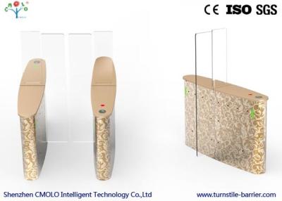 China Building Entrance Optical Turnstiles With Facial Recognition , 550mm Lane Width for sale