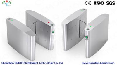 China Indoors Flap Barrier Turnstile / Entrance Automatic Bi Directional Turnstile for sale