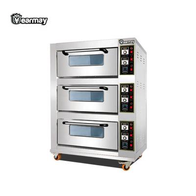 China Hot Selling Commercial Bread Bakery Machine 3 Trays 3 Trays Electric Bakery Cooker with Oven Ge Manufacturers Baking Profile for sale