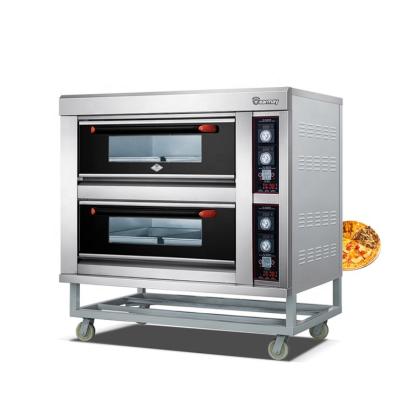 China Hotel Machine Electric Griddle Stainless Steel Pizza Industrial Baking Oven for sale