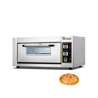 China Hotels Commercial Bakery Equipment 1 Deck 1 Single Tray Pizza Electric Oven for sale