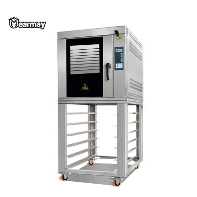 China Industrial Commercial Bread Bakery Machine 5 Trays Stainless Steel Gas Gas Kitchen Convection Oven for sale