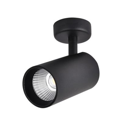 China Hot sale 7W 12W zoomable single CCT/TRI light dimmable CCT cob spot modern factory swithcable led track light for sale