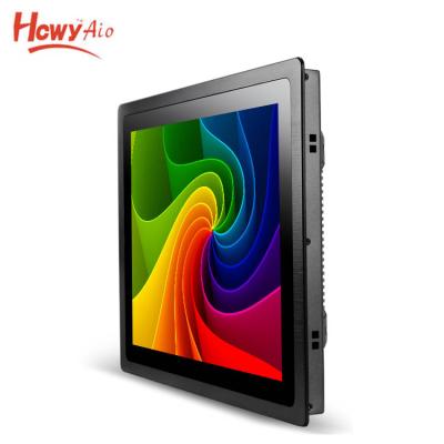 China 12 inch industrial tablet open frame touch monitor 4:3 ratio recessed android panel pc 12