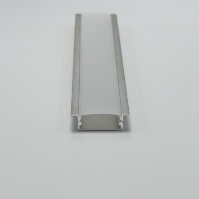 China Decorations Led Extrusion Aluminum Profile Recessed Channel With 10mm Width Led Strip For Led Ceiling / Wall Light for sale