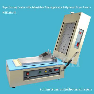 China Compact Tape Casting Coater w/ Vacuum Chuck, Film Applicator & Optional Heater up to 120ºC - MSK-AFA-III for sale