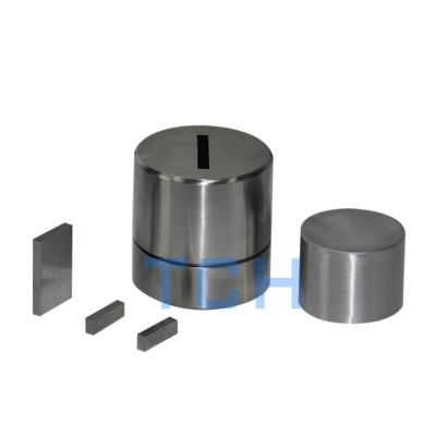 China Sqaure pellet pressing die set for 11 to 20mm width square sample for sale