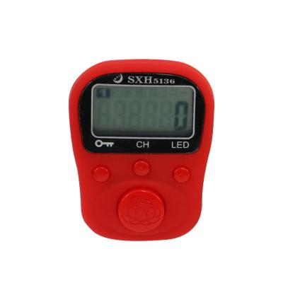 China Factory Wholesale Muslim Tasbih Digital Tally Counter Digital Beads LCD Display Finger 002 Counter for sale