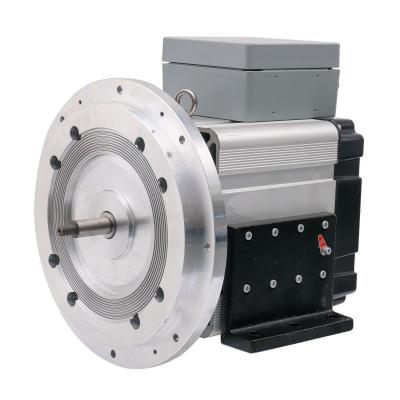 China 3phases 380VAC 37KW  18000RPM Air cooled high speed permanent magnet motor for sale