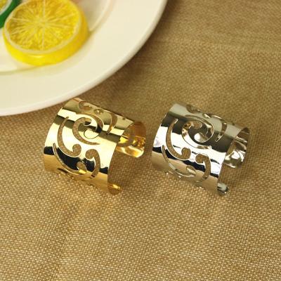 China Viable Supply Stainless Steel Ornaments Office Napkin Ring for sale