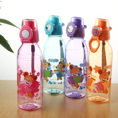 China 2019 Sustainable New Sports Cartoon Plastic Children Water Bottle for sale