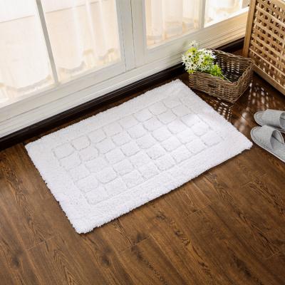 China Anti-Slip Floor Mat 100% Cotton Hotel Bathroom 5 Star Bath Mat for sale