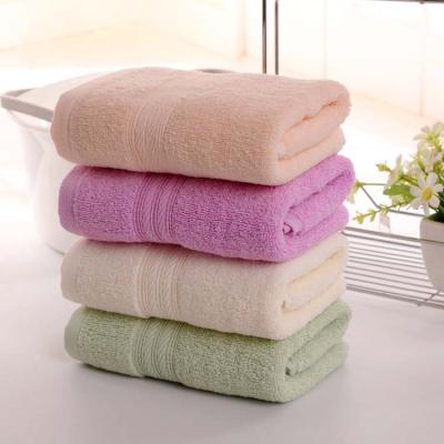 China Factory Direct Sale Plain Cotton Commercial Advertising Couples QUICK DRY Face Towels for sale