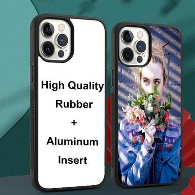 China Bulk Shockproof Soft TPU 2D Blanks Sublimation Cell Phone Case With Aluminum Foil For iPhone 13 12 11 pro X Max XR Xs 7 8 plus for sale