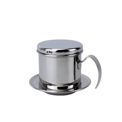 China Viable High Quality Hottest Portable Travel Coffee Stainless Steel Vietnamese Drip Filter From Vietnam for sale