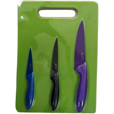 China Kood Sustainable Grade Multi Functional Chopper Set Kitchen Knife Set Cutting Board for sale