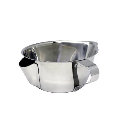 China Sustainable Product Stainless Steel Oil Separating Bowl Oil Filter Soup Hot Oil Water Separator for sale