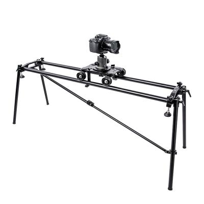 China Professional Portable Cinema Cinema Video 1.6m Aluminum Alloy Camera Slider Cart for sale