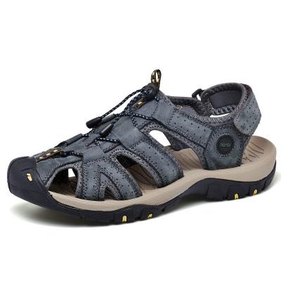 China Sommer-Mann-schlossen zufällige Fußbekleidungs-Sandalen Toe Outdoor Non Slip zu verkaufen