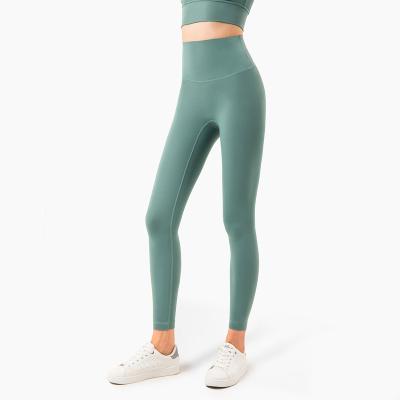 China Breathable Hot Sale Fitness Full Length Leggings Soft For Running Pants Comfortable And Formfitting Yoga Activewear for sale