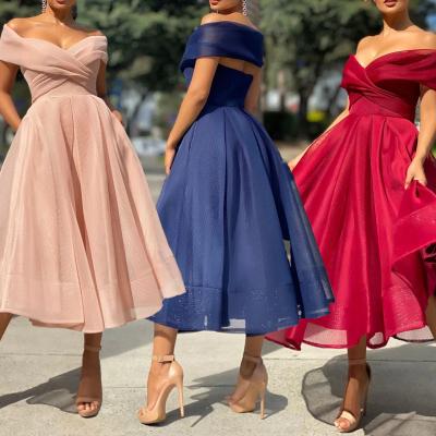 China High Street Women Dress Summer Breathable Soft Patchwork Zippers Solid V-Neck Style Ladies Dress Elegant Fashion Bridesmaid Dresses for sale