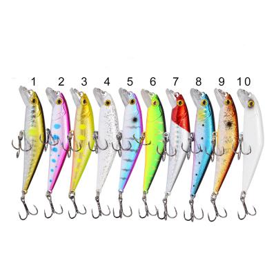 China Hard ABS Sinking Minnow Lure 6.3cm Artificial Hard Bait 7.8g Plastic ABS Fishing Hard Lure for sale