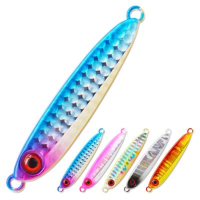 China Fish 32g Lead Jig Metal Fishing Paint Jig HAWKLURE Slow Downhill Hard Lure for sale