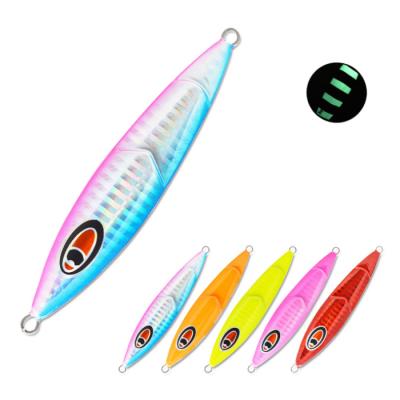 China Fish 80g Lead Jig Metal Fishing Paint Jig HAWKLURE Slow Downhill Hard Lure for sale