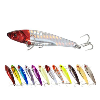 China Lead Jig Painting Metal Vib Bait Pesca Isca Fishing Lure Deep Sea Fishing Lures Metal Jig 7g18g Artificial Groundbait for sale