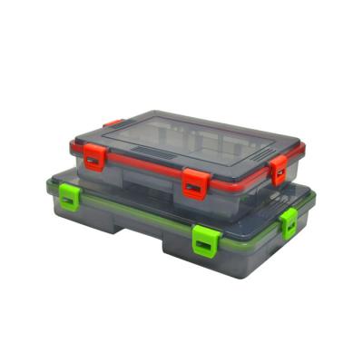 China HAWKLURE Plastic Fishing Tackle Box Fishing Accessories Lure Hook Boxes Storage High Strength Fishing Tackle Box for sale