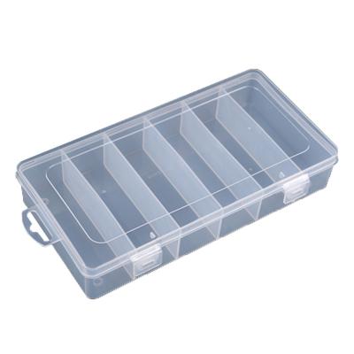 China PP HAWKLURE Transparent Lure Storage Box Outdoor Fishing Hook Storage Box for sale