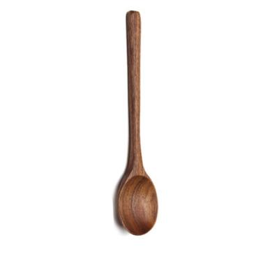 China New Sustainable Wooden Fork And Spoon Set Household Unpainted Wooden Spoon And Spoon Can Be Printed With LOGO for sale