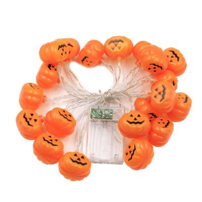 China New Funny Halloween LED Pumpkin Lantern String Horror Atmosphere Decoration Lantern Bar Decoration Haunted Room Pendant for sale